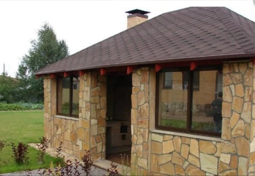 Плитняк златолит жёлтый золотистый для фасада 1,5-3см купить в Югорске