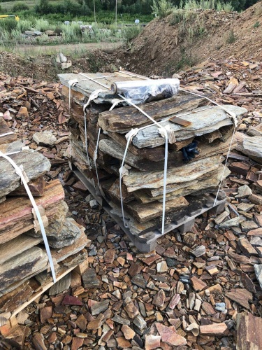 Плитняк кора дерева 50-100мм для пошаговых дорожек купить в Югорске