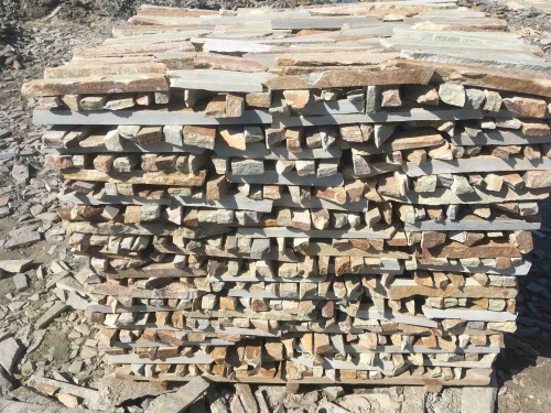 Горбушка златолит золотистый для облицовки купить в Югорске