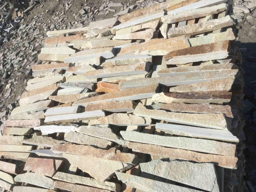 Горбушка златолит золотистый для облицовки купить в Югорске