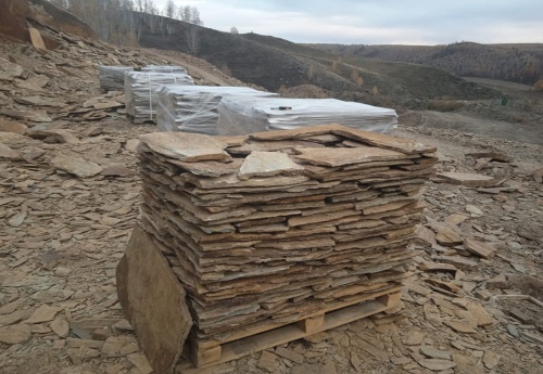 Плитняк кора дерева для цоколя, отмостки купить в Югорске